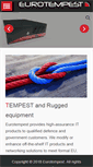 Mobile Screenshot of eurotempest.net