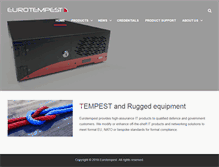 Tablet Screenshot of eurotempest.net